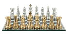 Joc de sah Black/White Chess, Mauro Ferretti, 50.5x50.5x14 cm, polirasina/sticla, multicolor