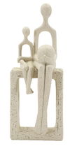 Figurina /sculptura decorativa Stons Maternity, Mauro Ferretti, 10x7.5x26 cm, polirasina, crem