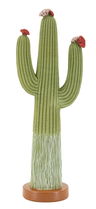Figurina /sculptura decorativa Cactus, Mauro Ferretti, 16.5x11x45 cm, polirasina, multicolor