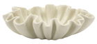 Vas decorativ Stons, Mauro Ferretti, 31x9 cm, polirasina, crem