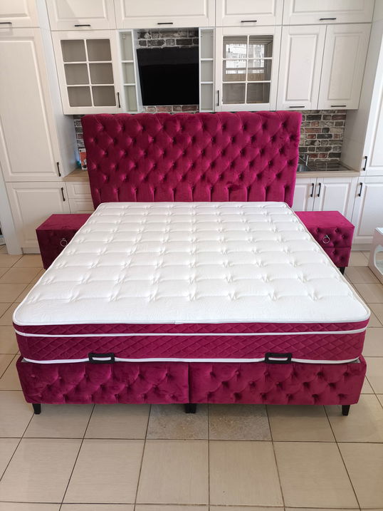 SET ROYAL 2 PAT MATRIMONIAL+ 2 NOPTIERE 180X200 CM saltea inclusa