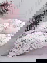 Lenjerie de pat pentru o persoana, Nadia - Lilac, Cotton Box, Bumbac Ranforce