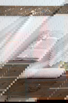 Set prosoape, Eponj Home, DS, Bumbac, Roz pudra
