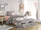 Set cuvertura pique dubla 3 piese, Tavşancık, Eponj Home, Bumbac