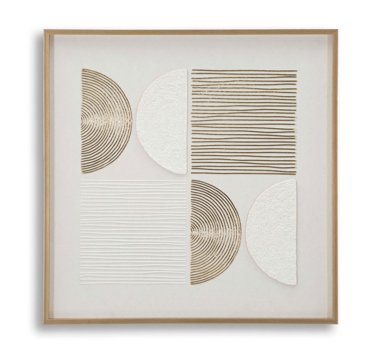 Tablou decorativ Abstract -B, Mauro Ferretti, 60x60 cm, canvas/lemn de pin/plastic, multicolor