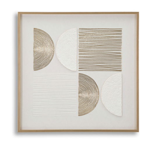 Tablou decorativ Abstract -B, Mauro Ferretti, 60x60 cm, canvas/lemn de pin/plastic, multicolor