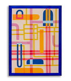 Tablou decorativ Modis -B, Mauro Ferretti, 60x80 cm, canvas/lemn de pin/plastic, multicolor