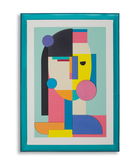 Tablou decorativ Picassy -B, Mauro Ferretti, 50x70 cm, canvas/lemn de pin/plastic, multicolor