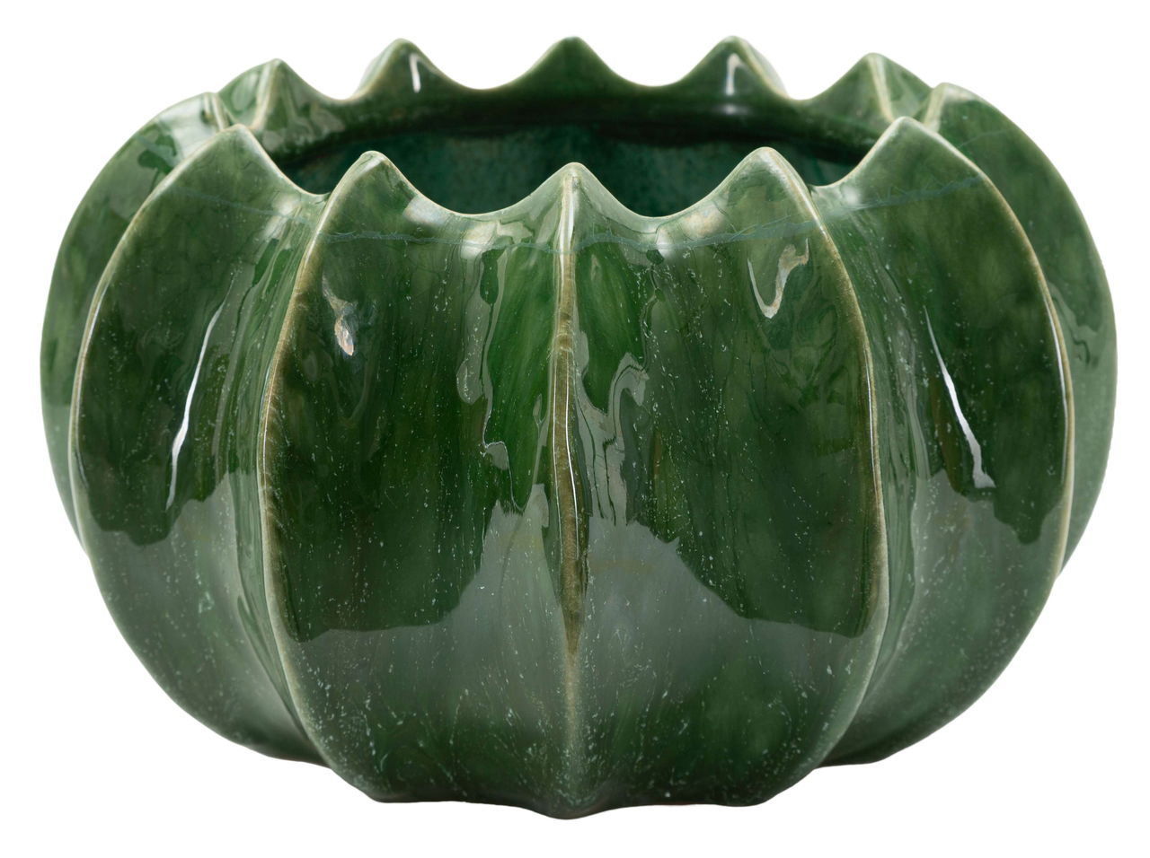 Ghiveci Cactus, Mauro Ferretti, 22x13.5 cm, ceramica, verde
