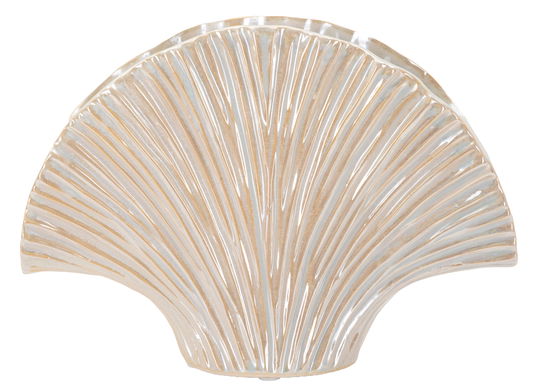 Vaza decorativa Perly, Mauro Ferretti, 27x8x19 cm, ceramica, perla