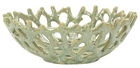 Vas decorativ Coral, Mauro Ferretti, 35x13 cm, ceramica, verde