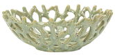 Vas decorativ Coral, Mauro Ferretti, 35x13 cm, ceramica, verde