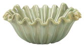 Vas decorativ Venice, Mauro Ferretti, 33x14.5 cm, ceramica, verde