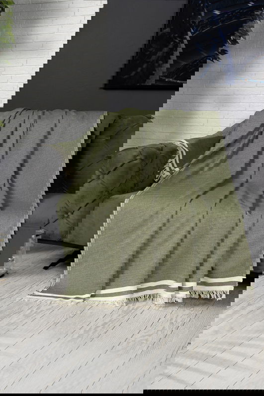 Cuvertura de pat, Alinda - Green (170 x 300), DC Home, Bumbac