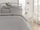 Lenjerie de pat dubla, Exclusive Line - Silver Grey, Primacasa by Türkiz, Bumbac Satinat
