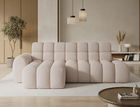 Coltar extensibil dreapta 3 locuri ELTAP, Ceedro, 283x165x98 cm, lemn/poliester, bej