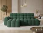 Coltar extensibil dreapta 3 locuri ELTAP, Ceedro, 283x165x98 cm, lemn/poliester, verde inchis