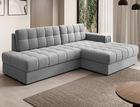 Coltar extensibil dreapta 3 locuri ELTAP, RT-04SO, Blezalt, 240x150x82 cm, lemn/poliester, gri deschis