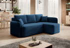 Coltar extensibil dreapta 3 locuri ELTAP, Hadson, 206x150x89 cm, lemn/poliester, albastru inchis