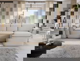 Coltar dreapta 4 locuri ELTAP, Ume, 287x190x88 cm, lemn/poliester, gri deschis/gri inchis