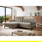 Coltar extensibil stanga 3 locuri ELTAP, Lore-110, Lorelle, 225x160x105 cm, lemn/poliester, bej