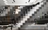 Coltar extensibil stanga 3 locuri ELTAP, Lore-36, Lorelle, 225x160x105 cm, lemn/poliester, maro inchis