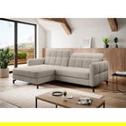 Coltar extensibil stanga 3 locuri ELTAP, Lore-38, Lorelle, 225x160x105 cm, lemn/poliester, bej