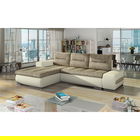 Coltar extensibil stanga 4 locuri ELTAP, Ov09, Ottavio, 275x180x85 cm, lemn/poliester, bej/bej deschis