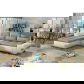 Coltar extensibil stanga 4 locuri ELTAP, Ov09, Ottavio, 275x180x85 cm, lemn/poliester, bej/bej deschis