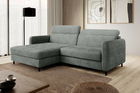 Coltar extensibil stanga 3 locuri ELTAP, LT-100TOU, Gomsi, 228x165x100 cm, lemn/poliester, verde