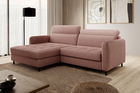 Coltar extensibil stanga 3 locuri ELTAP, LT-24RAQ, Gomsi, 228x165x100 cm, lemn/poliester, somon