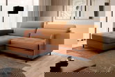 Coltar extensibil stanga 3 locuri ELTAP, LT-45MAN, Gomsi, 228x165x100 cm, lemn/poliester, mustar