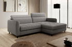Coltar extensibil dreapta 3 locuri ELTAP, RT-04RAQ, Gomsi, 228x165x100 cm, lemn/poliester, gri inchis