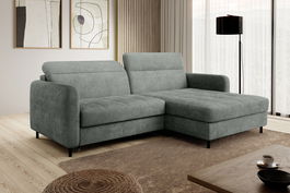 Coltar extensibil dreapta 3 locuri ELTAP, RT-100TOU, Gomsi, 228x165x100 cm, lemn/poliester, verde