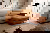 Coltar extensibil dreapta 3 locuri ELTAP, RT-45MAN, Gomsi, 228x165x100 cm, lemn/poliester, mustar