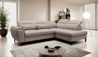 Coltar extensibil dreapta 4 locuri ELTAP, RT-07PO, Noble, 255x201x100 cm, lemn/poliester, bej