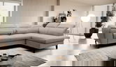 Coltar extensibil dreapta 4 locuri ELTAP, RT-07PO, Noble, 255x201x100 cm, lemn/poliester, bej