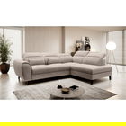 Coltar extensibil dreapta 4 locuri ELTAP, RT-18SO, Noble, 255x201x100 cm, lemn/poliester, bej
