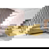 Coltar extensibil dreapta 4 locuri ELTAP, RT-45SAV, Noble, 255x201x100 cm, lemn/poliester, galben