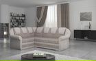 Coltar extensibil stanga 3 locuri ELTAP, LII-004, Lord II, 243x195x112 cm, lemn/poliester, bej/bej deschis