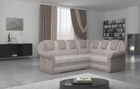 Coltar extensibil dreapta 3 locuri ELTAP, LII-022, Lord II, 243x195x112 cm, lemn/poliester, bej deschis/bej
