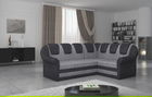 Coltar extensibil dreapta 3 locuri ELTAP, LII-024, Lord II, 243x195x112 cm, lemn/poliester, gri deschis/gri inchis