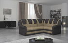 Coltar extensibil dreapta 3 locuri ELTAP, LII-037, Lord II, 243x195x112 cm, lemn/poliester, bej inchis/maro inchis