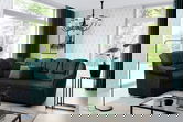 Coltar extensibil stanga 3 locuri ELTAP, LII-093, Lord II, 243x195x112 cm, lemn/poliester, verde inchis