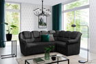 Coltar extensibil dreapta 3 locuri ELTAP, LII-096, Lord II, 243x195x112 cm, lemn/poliester, gri inchis
