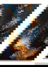 Tablou decorativ Andromeda -B, Mauro Ferretti, 60x90 cm, canvas/lemn de pin/plastic, multicolor