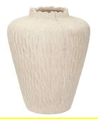 Vaza decorativa Shade, Mauro Ferretti, 32x40 cm, oxid de magneziu, crem
