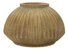 Vaza decorativa Breeze, Mauro Ferretti, 40x26.5 cm, oxid de magneziu, verde inchis