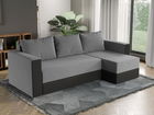Coltar Extensibil Alfa Stofa Gri Deschis / Piele Gri