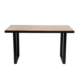 Masa Nattmal, Homla, 140x70x76 cm, lemn/metal, natur/negru